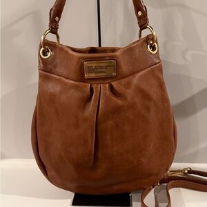 Marc Jacobs tan Leather Hobo Bag